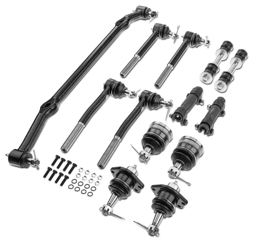 13x Front Ball Joints Tie Rod Ends Sway Bar Link Kit for Buick Cadillac Chevy