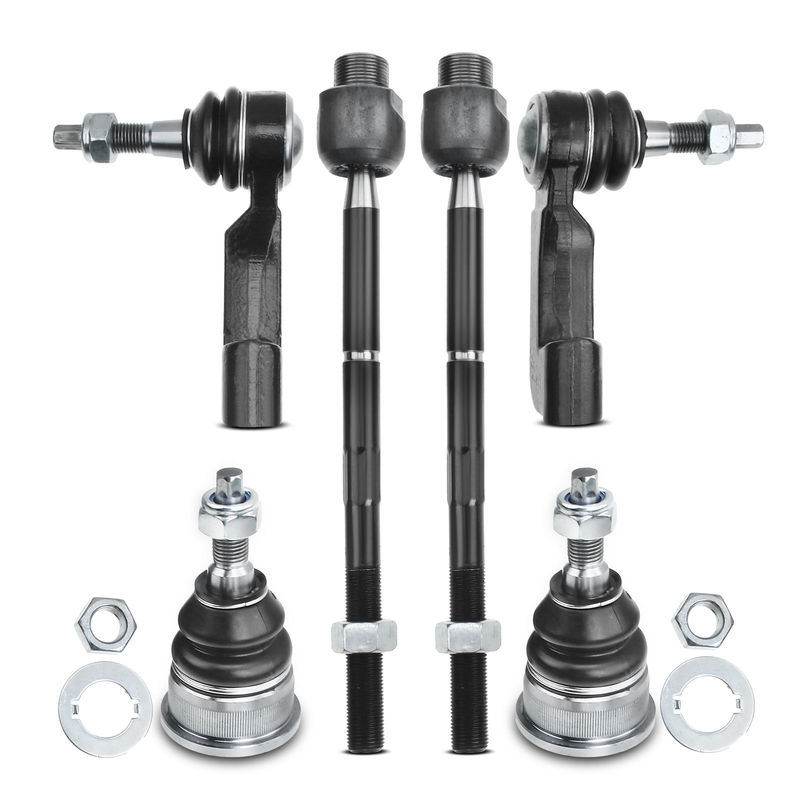 6x Inner & Outer Tie Rod End Ball Joint for Jeep Liberty 2002-2004 2.4L 3.7L