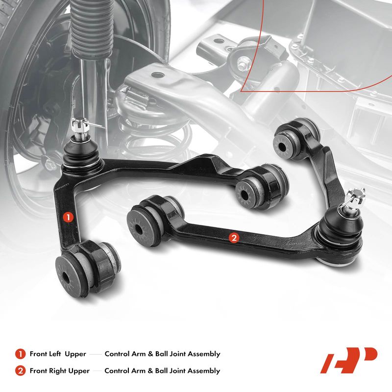 2x Front Upper Control Arm with Ball Joint for Ford F-150 F-250 Lincoln 4WD