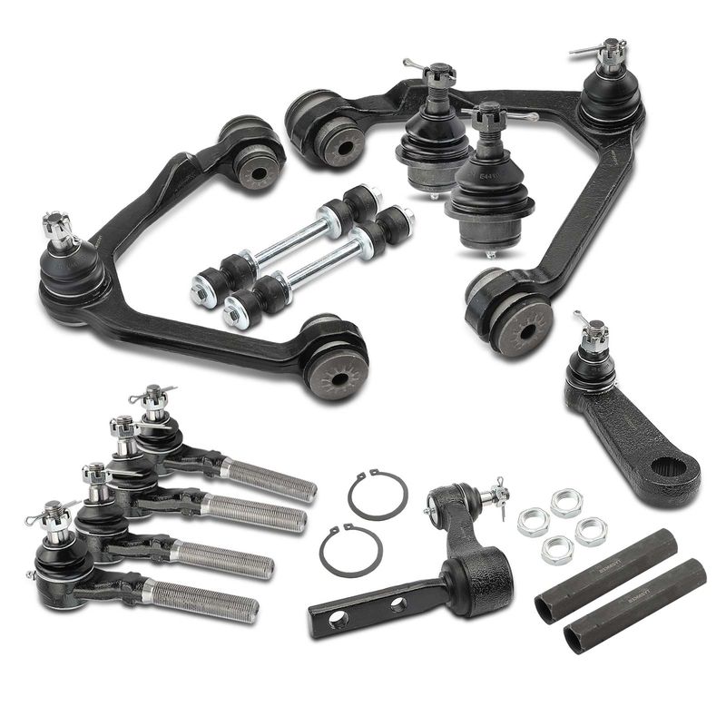 14x Front Control Arm & Ball Joint Sway Bar Link Tie Rod End Kits for Ford F-150