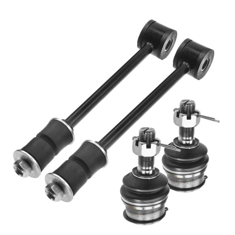 4x Rear Stabilizer Bar Link & Front Upper Ball Joint for Ford F-250 F-250 HD 4WD