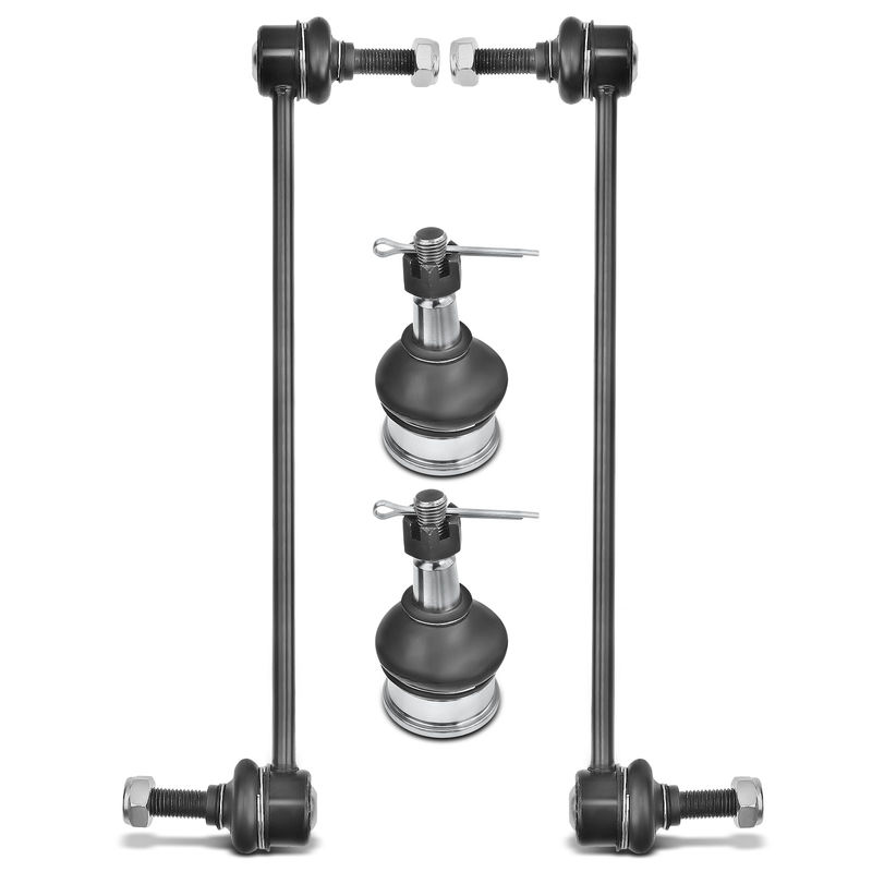 4x Front Stabilizer Bar Link Ball Joints for Honda Odyssey 1999-2004 V6 3.5L