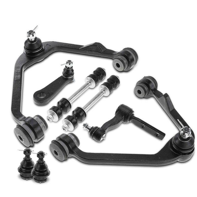 8x Front Control Arm with Ball Joint & Sway Bar Links for Ford F-150 Lincoln
