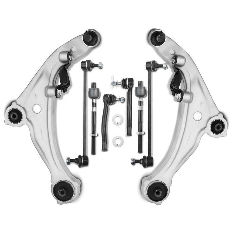 8x Front Lower Control Arm with Ball Joint Stabilizer Bar Link for Nissan Altima