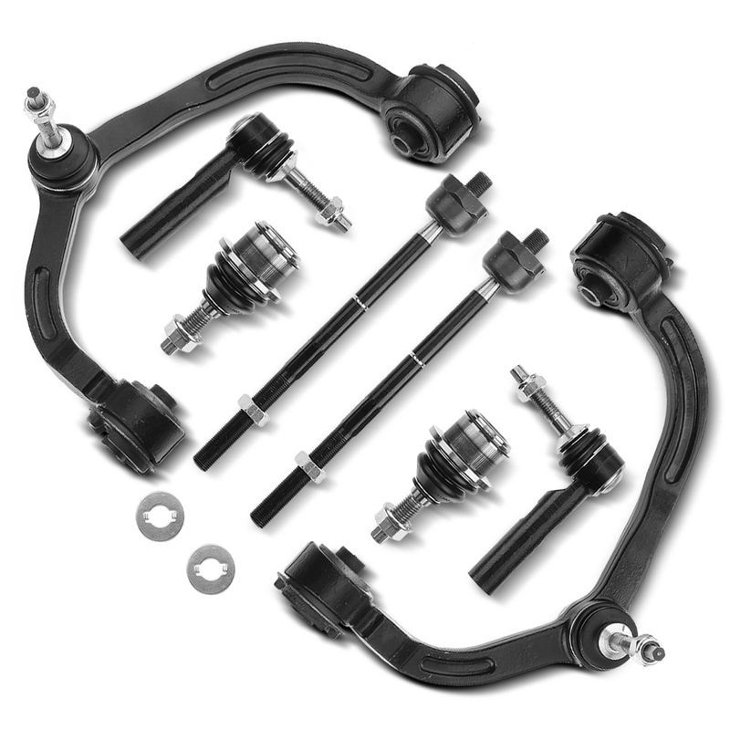 8x Front Control Arm with Ball Joint Tie Rod End for Ford Expedition 2003-2006