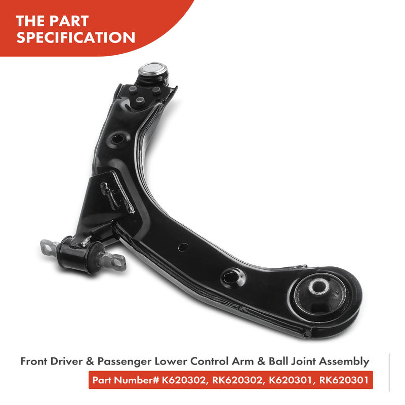 2x Front Lower Control Arm with Ball Joint for Chevy Cobalt HHR Pontiac G5 Saturn