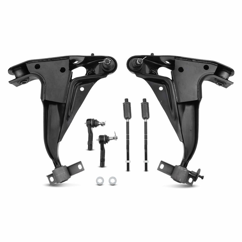 6x Front Control Arm with Ball Joints Tie Rod End for Ford Explorer Mercury 4.0L