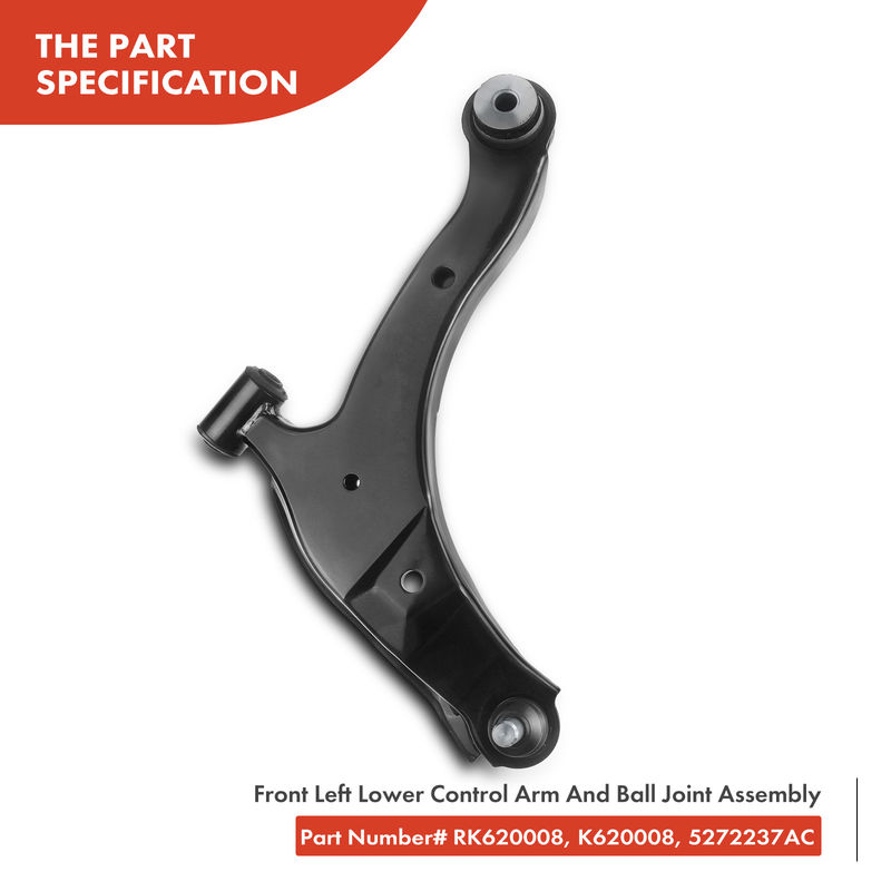 6x Front Control Arm with Ball Joint Tie Rod End for Dodge Neon 00-05 Plymouth