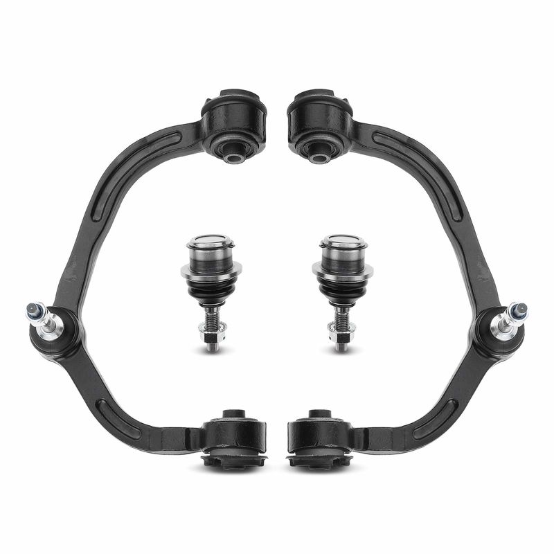 4x Front Control Arm & Ball Joints for Ford Expedition with Standard Suspension