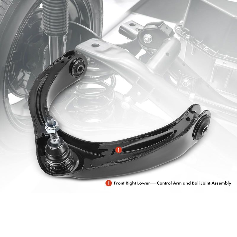 Front Right Upper Control Arm & Ball Joint for Dodge Ram 1500 Pickup 2006-2008