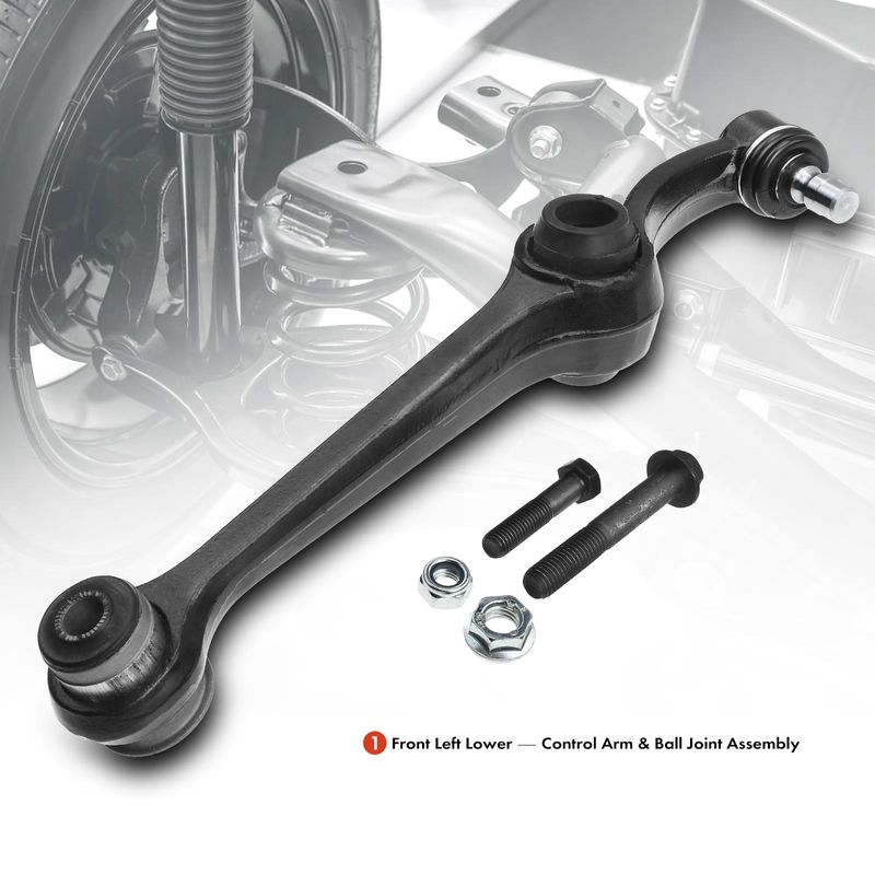 Front Left Lower Control Arm with Ball Joint for Ford Windstar 1995-1998