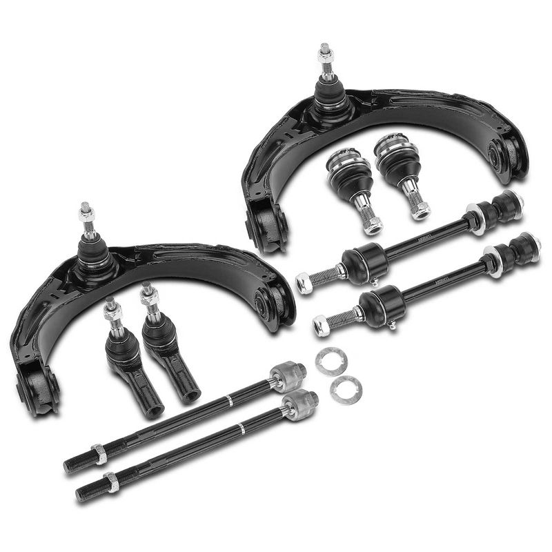 10x Front Control Arm & Stabilizer Bar Link & Tie Rod End for Dodge Ram 1500