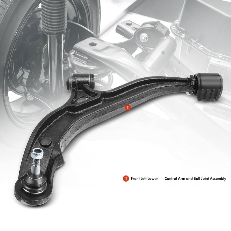 Front Left Lower Control Arm & Ball Joint for Chrysler Town & Country 2001-2007