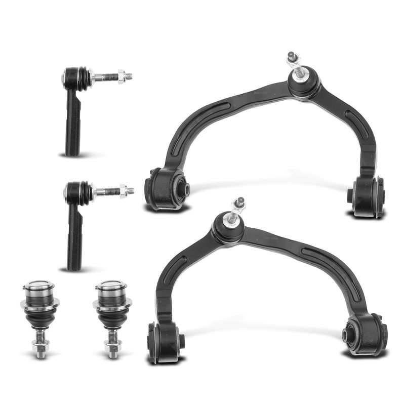 6x Front Control Arm & Ball Joint & Tie Rod End for Ford Expedition 2003-2006