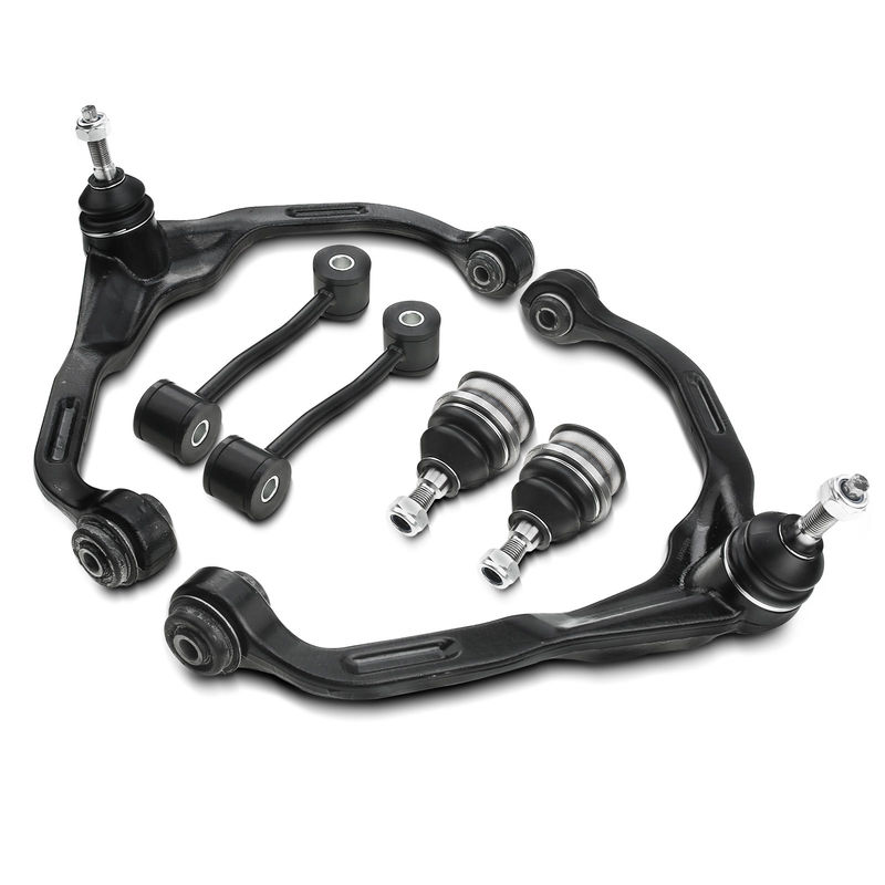 6x Front Control Arm with Ball Joint Stabilizer Bar Link for Dodge Nitro 07-11