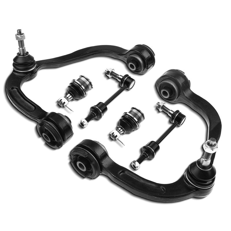 6x Front Control Arm with Ball Joint Sway Bar Link for Ford F-150 04-05 RWD