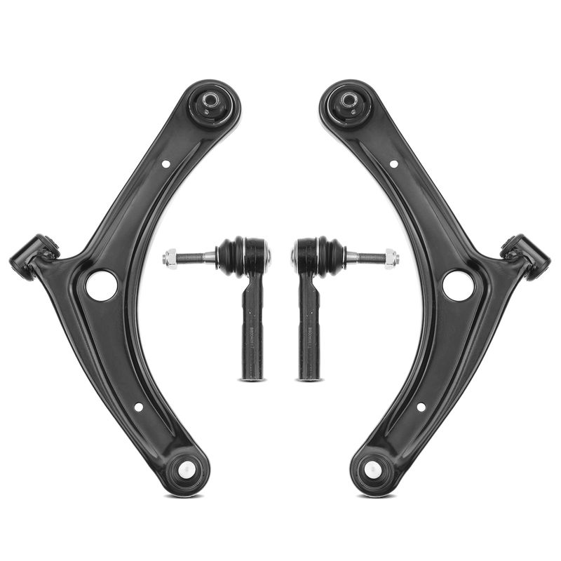 4x Front Lower Control Arm Tie Rod End Ball Joint for Dodge Caliber 07-12 Jeep