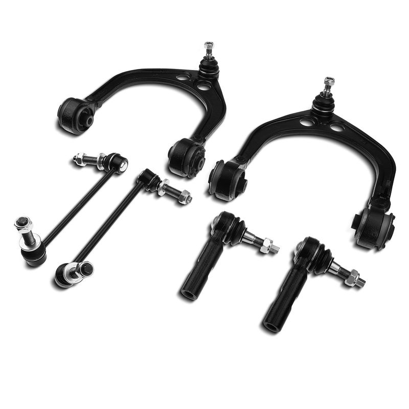6x Front Control Arm & Ball Joints Sway Bar Link Tie Rod End for Dodge Chrysler