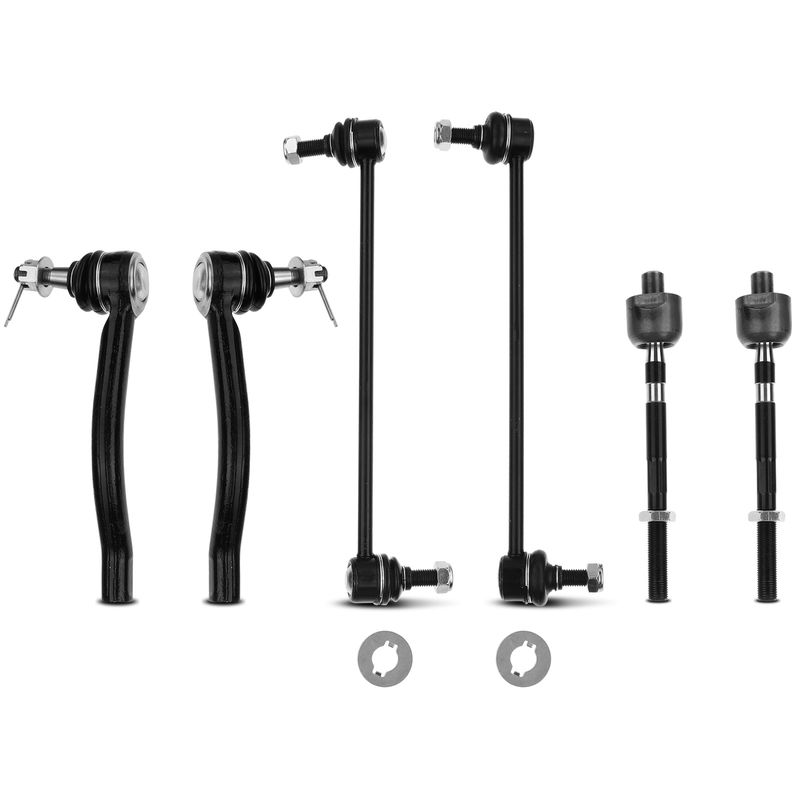 6x Front Stabilizer Bar Link & Tie Rod End Kit for Nissan Altima 2007-2013