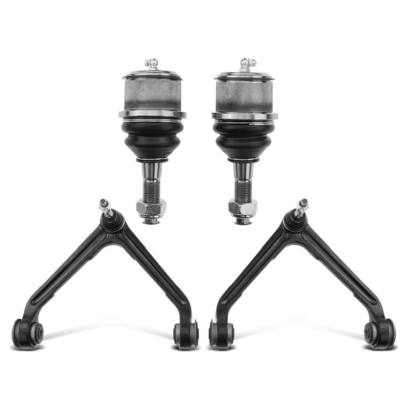 4x Front Control Arm & Ball Joint for Chrysler Aspen 07-09 Dodge Durango 04-09