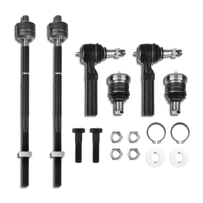 6x Inner & Outer Tie Rod Ends Ball Joints for Chrysler Dodge Plymouth Voyager