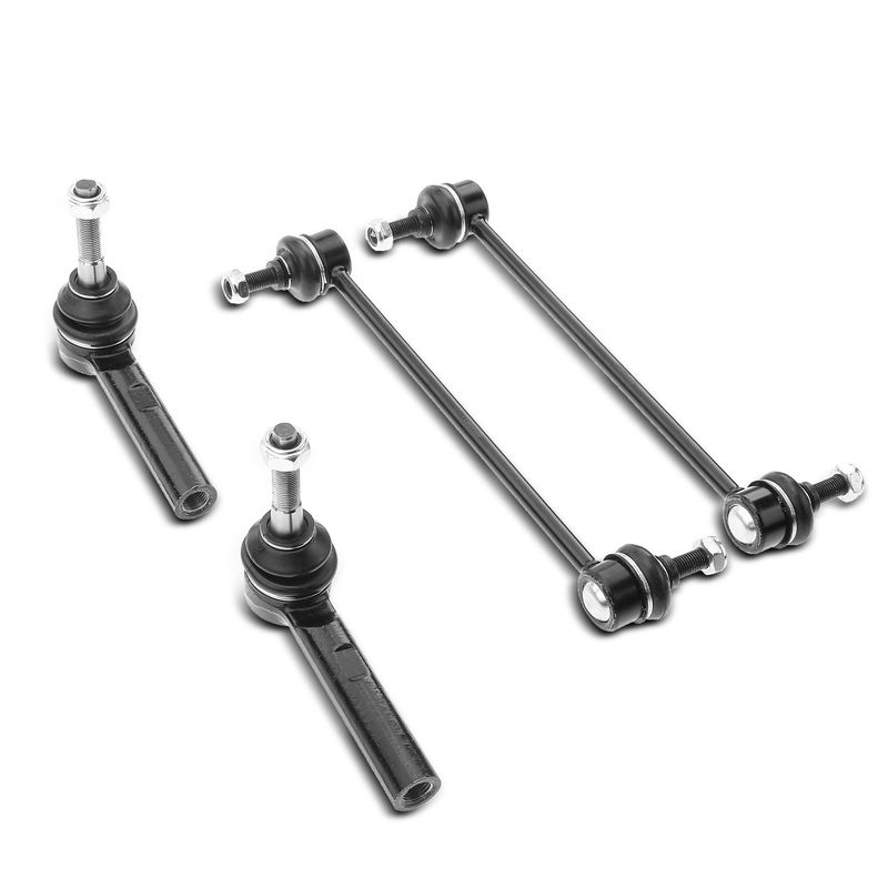 4x Front Stabilizer Bar Links Outer Tie Rod Ends for Chrysler Sebring Dodge