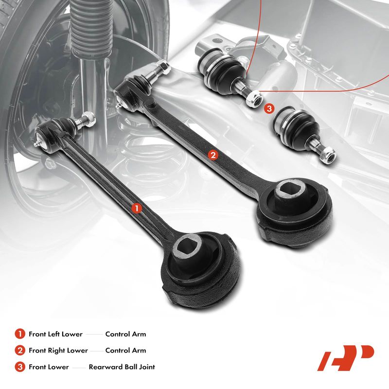 4x Front Lower Control Arm & Ball Joint for Chrysler 300 Dodge Challenger Charger
