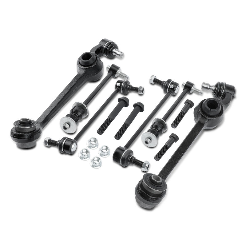6x Front Control Arm with Ball Joint Sway Bar Link Kit for Chrysler Dodge 93-97