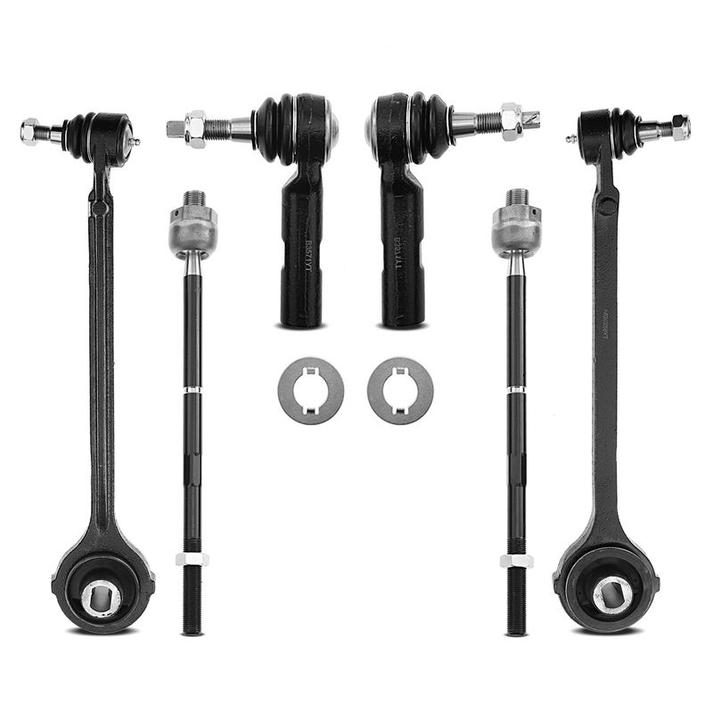 6x Front Control Arm & Ball Joint Tie Rod End for Chrysler 300 Dodge Challenger