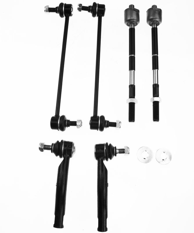 6x Front Stabilizer Bar Link & Tie Rod End for Toyota Corolla 2003-2008 L4 1.8L
