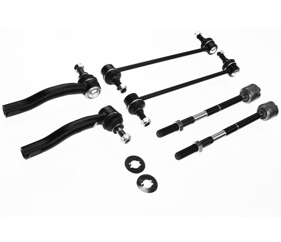 6x Front Stabilizer Bar Link & Tie Rod End for Toyota Corolla 2003-2008 L4 1.8L