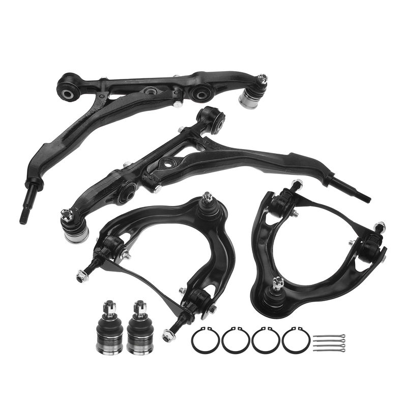 6x Front Control Arm with Ball Joints for Honda Civic 1992-1995 Civic del Sol