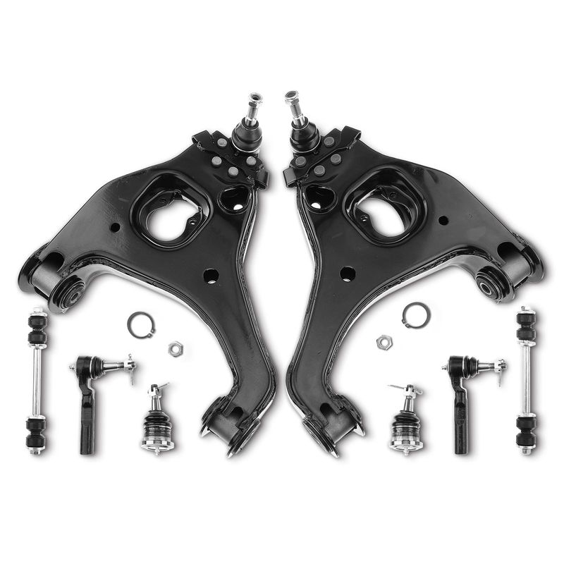 8x Front Control Arm Ball Joint Stabilizer Bar End Link for Chevy Silverado 1500