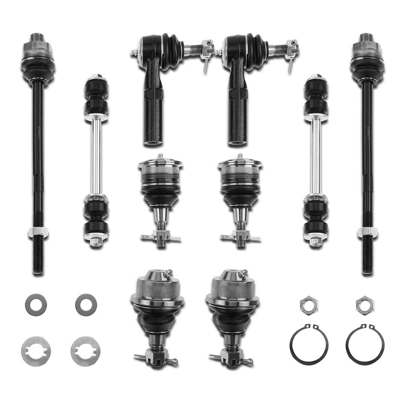 10x Front Bar End Link Tie Rod End & Ball Joint for Chevrolet Silverado 1500 GMC