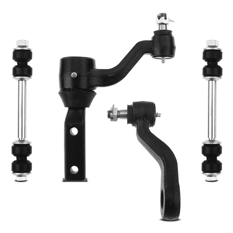 4x Front Stabilizer Bar Link Idler Arm Pitman Arm for Chevrolet K1500 K2500 GMC