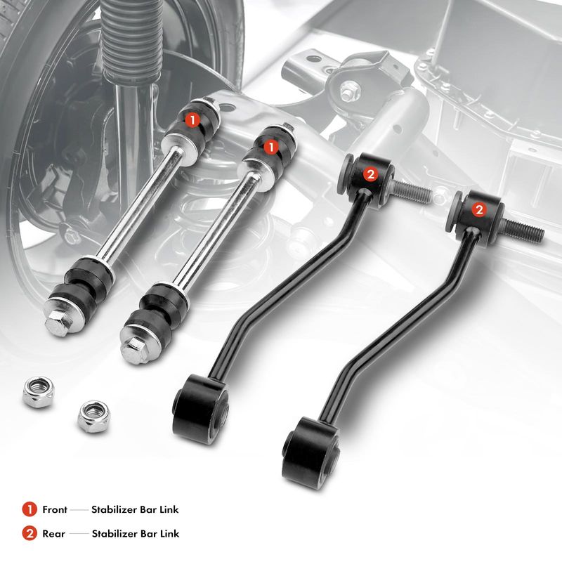 4x Front & Rear Stabilizer Bar Links for Ford Explorer Sport Trac 2001-2005 4.0L
