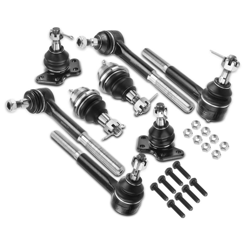 8x Inner & Outer Tie Rod End & Ball Joint for Chevrolet K2500 Suburban Tahoe GMC