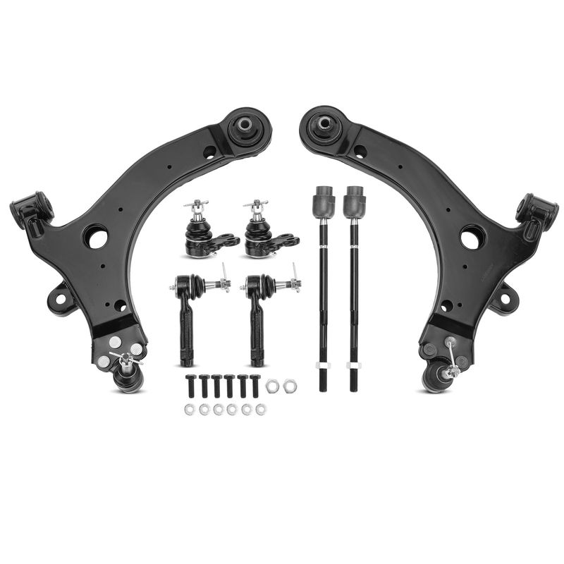 8x Front Lower Control Arm Tie Rod End for Chevy Impala 06-13 Pontiac Grand Prix