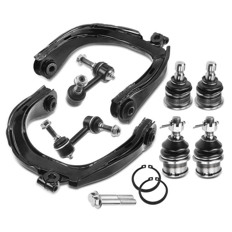 8x Front Control Arm with Ball Joint for Chevrolet Trailblazer 02-03 GMC Isuzu