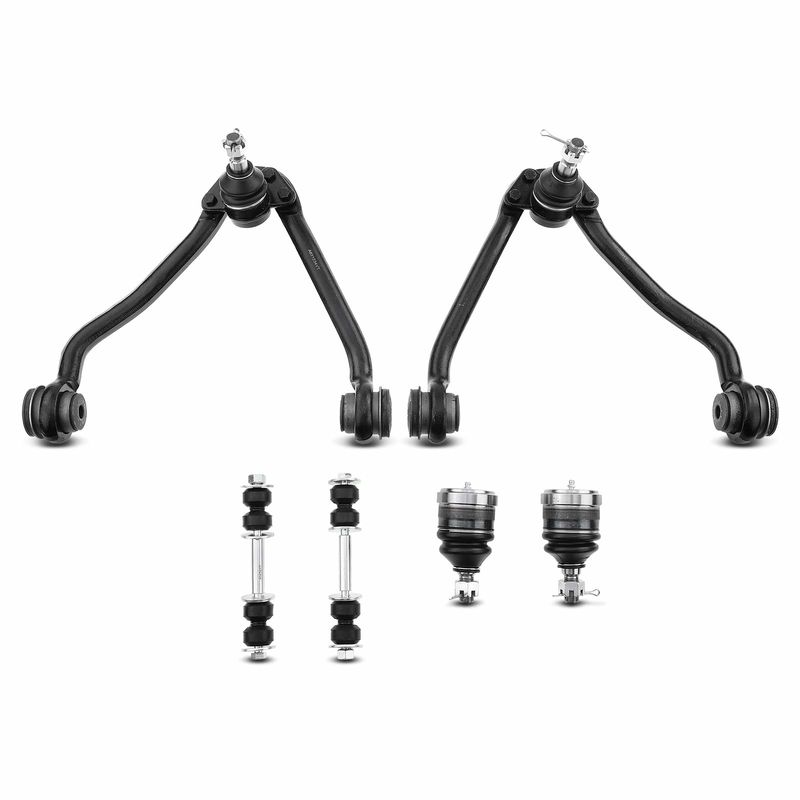 6x Front Control Arm with Ball Joints Stabilizer Bar Link for Chevy GMC C2500