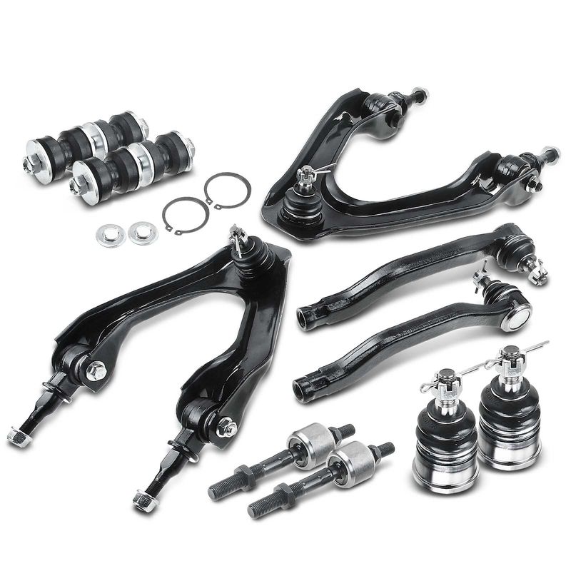 10x Front Control Arm Ball Joint Tie Rod Sway Bar for Honda Accord 90-93