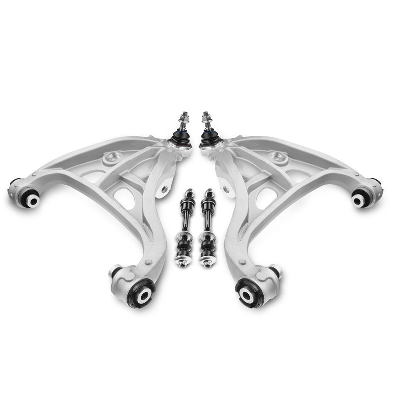 4x Front Control Arm with Ball Joint Stabilizer Bar Link for Ford F-150 RWD