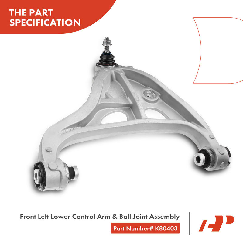 4x Front Control Arm with Ball Joint Stabilizer Bar Link for Ford F-150 RWD