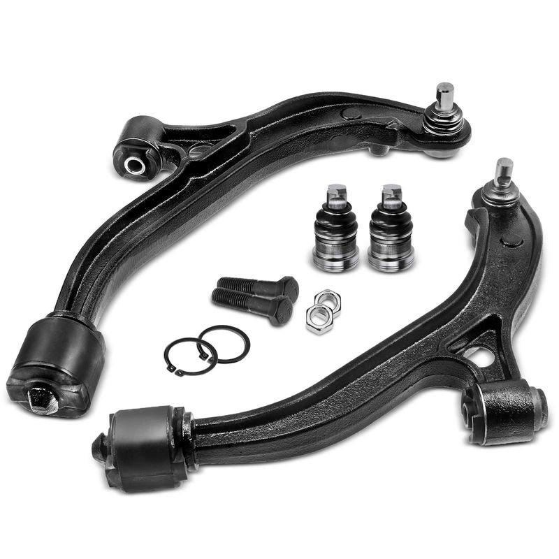 4x Front Control Arm with Ball Joint Assembly for Chrysler Voyager Dodge Caravan