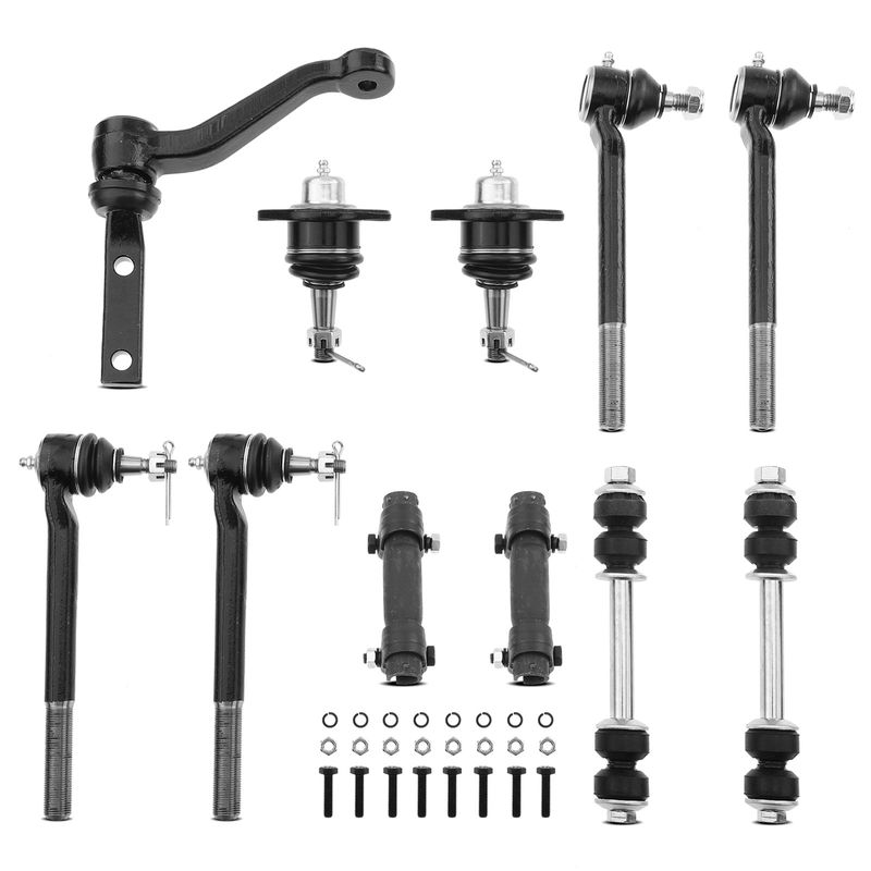 11x Front Idler Arm & Ball Joint & Sway Bar Link & Tie Rod End for Chevy Blazer