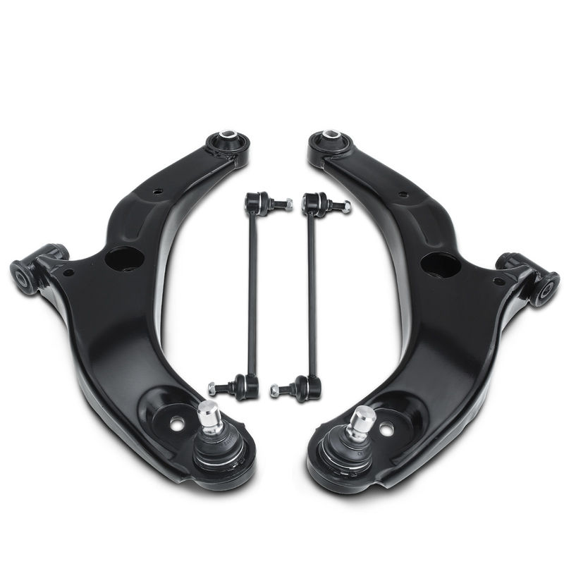 4x Front Lower Control Arm with Ball Joint Stabilizer Bar Link for Mazda Protege