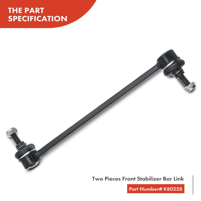 4x Front Lower Control Arm with Ball Joint Stabilizer Bar Link for Mazda Protege
