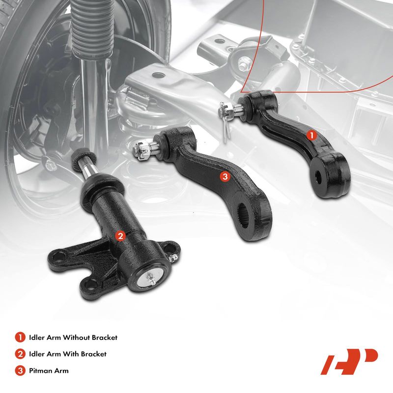 3x Pitman Arm & Idler Arm Bracket for Chevrolet C1500 C2500 K1500 Tahoe Cadillac