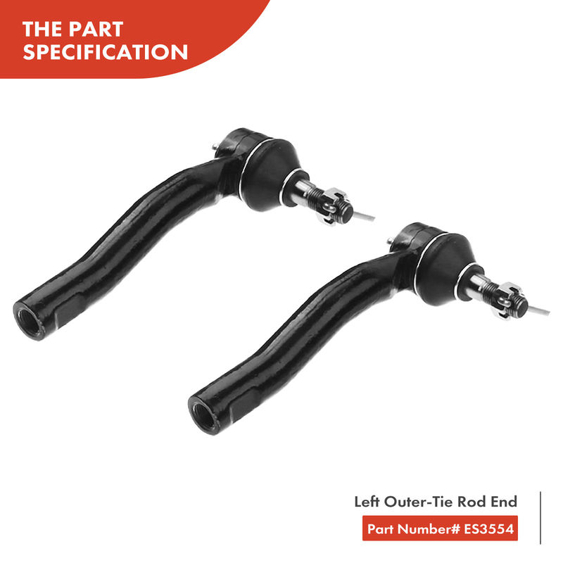 6x Front Stabilizer Bar Link & Tie Rod End for Toyota Prius 2001-2003 L4 1.5L