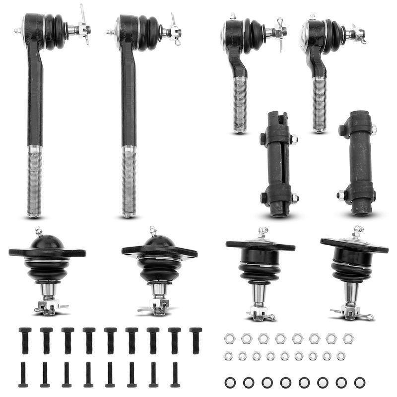10x Inner & Outer Tie Rod End with Ball Joints for Chevy Blazer GMC Isuzu Olds
